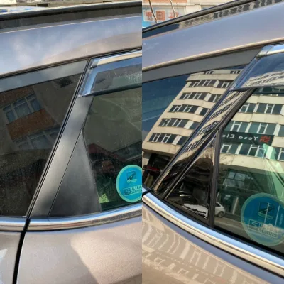 Hyundai Tucson 2015 - 2020 Kapı Direği Kaplama Piano Black Renk