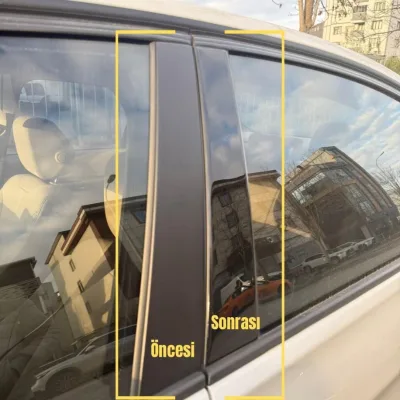 Bmw F30 2011 2017 Özel Piano Black Parlak Siyah Kapı Direkleri