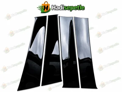 Fiat Linea Piano black kapı direkleri kaplama ( 4 Parça Orta Direkler )