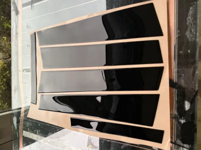 Volvo S60 Piano Black Kapı Direkleri Kaplama