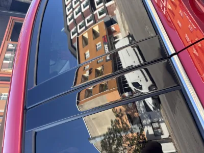 Hyundai i20 2021 2025 Piano Black Kapı Direkleri (8 parça )