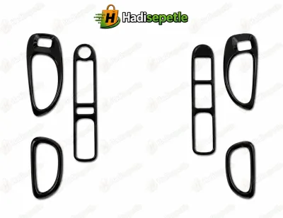 Peugeot 307 2004-2008 Kapı  Cam Açma Yerleri Piano Black Parlak Siyah Maun Kaplama