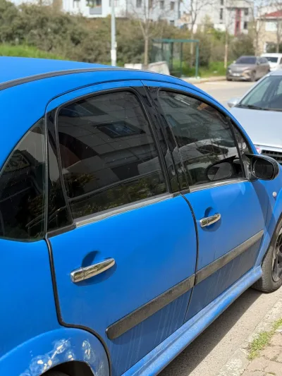 Citroen C3 Kapı Direkleri Piano Black Parlak Siyah Maun Kaplama