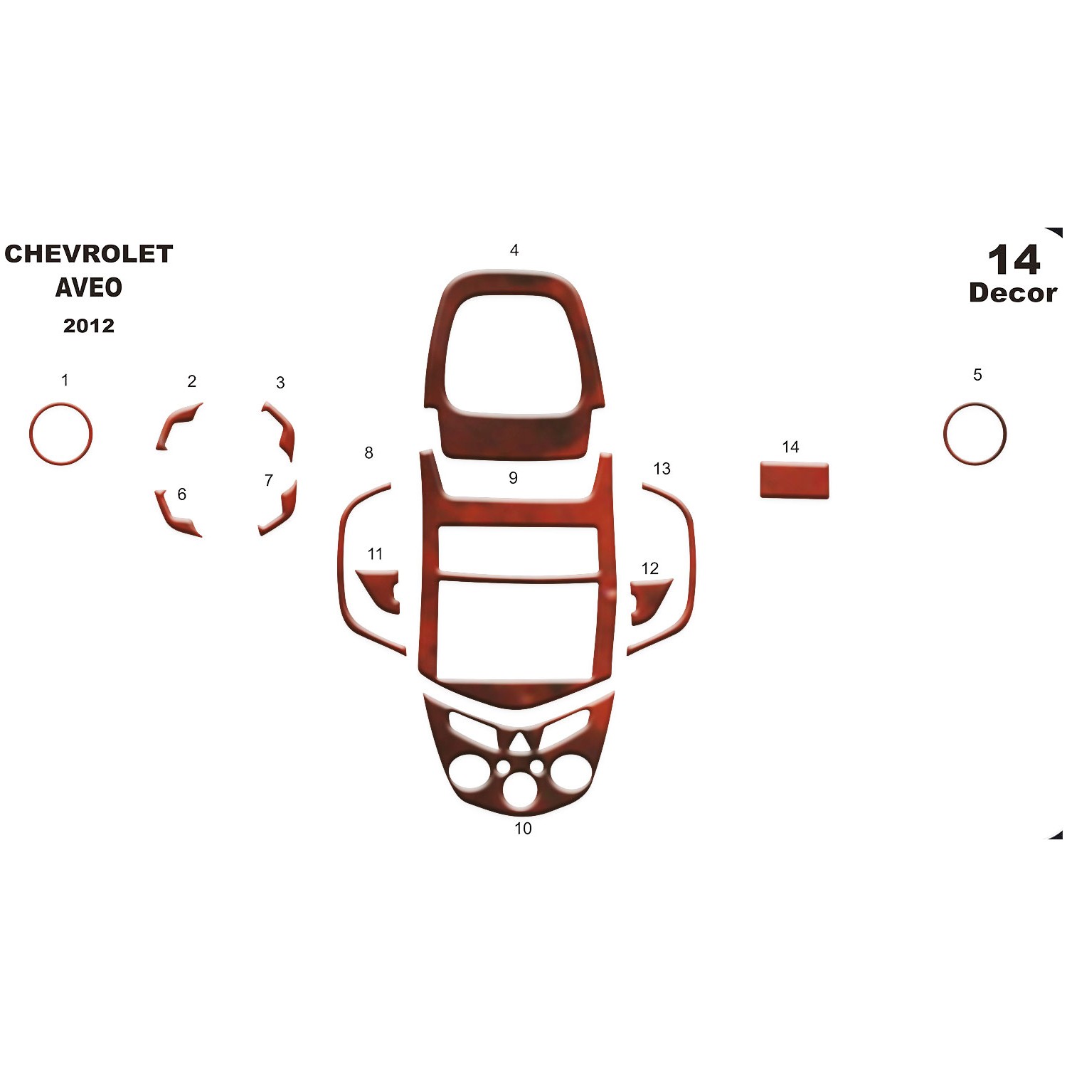 Chevrolet Aveo Torpido Kaplama 14 2012