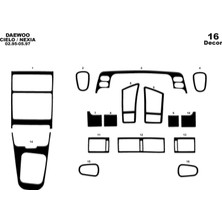 Daewoo Cielo Nexia Torpido Kaplama 16 1995 1997