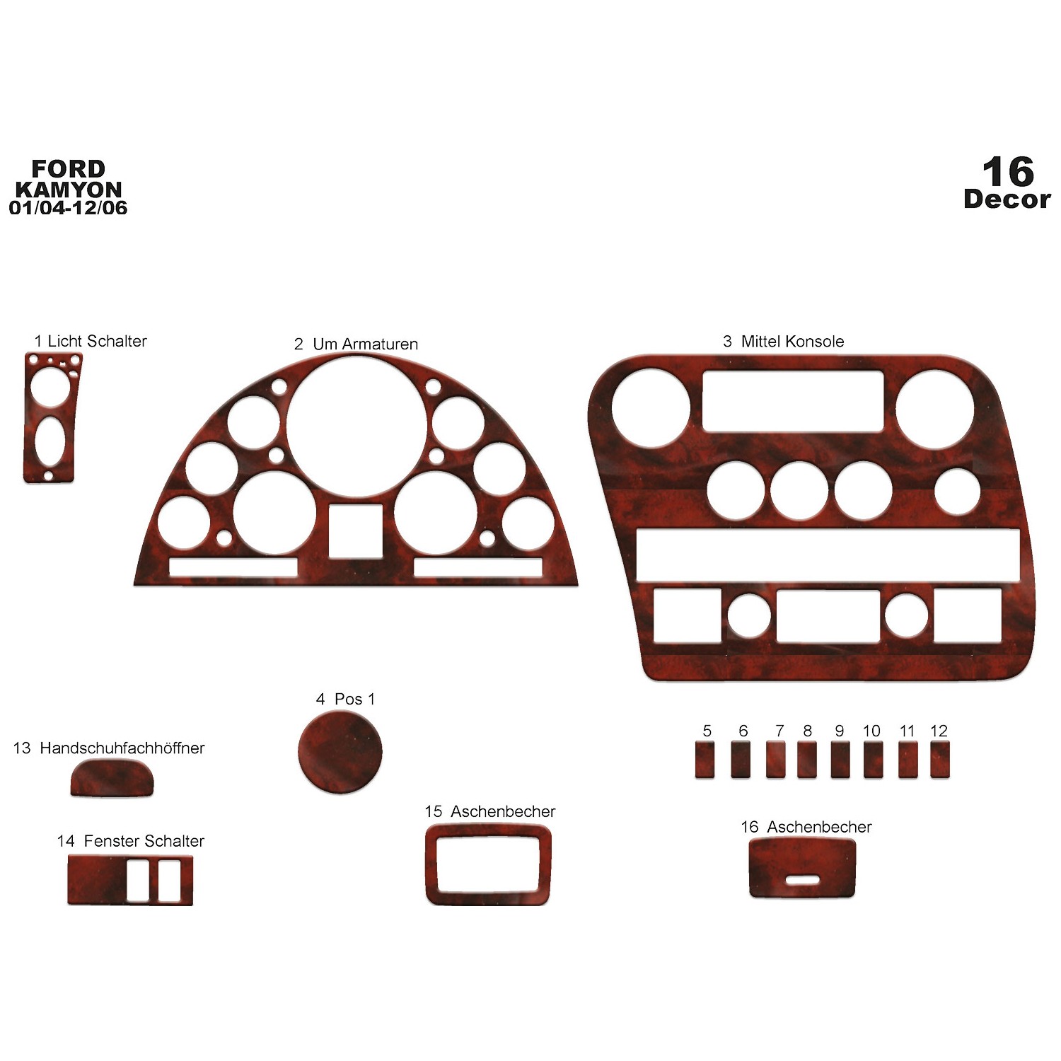 Ford Cargo Torpido Kaplama 16 2004 2006