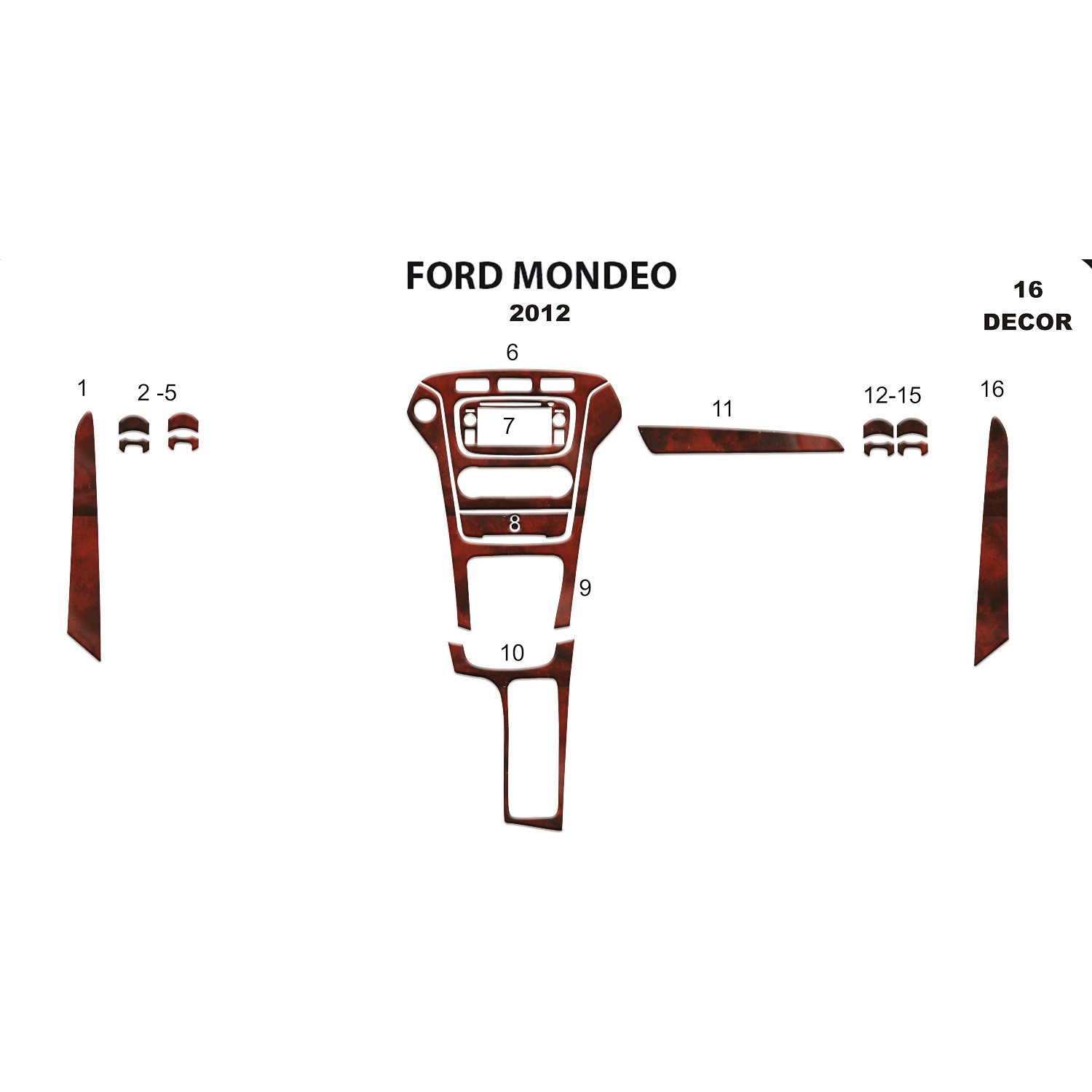Ford Mondeo Torpido Kaplama 16 2012 2016