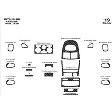 Mitsubishi Carisma Torpido Kaplama 19 1995 1999