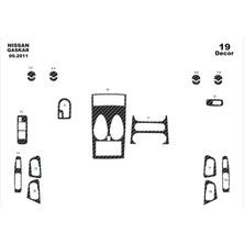 Nissan Qashqai Torpido Kaplama 19 2011 2012
