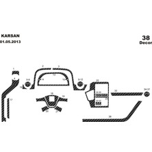 Peugeot Karsan Jest Torpido Kaplama 38 2013