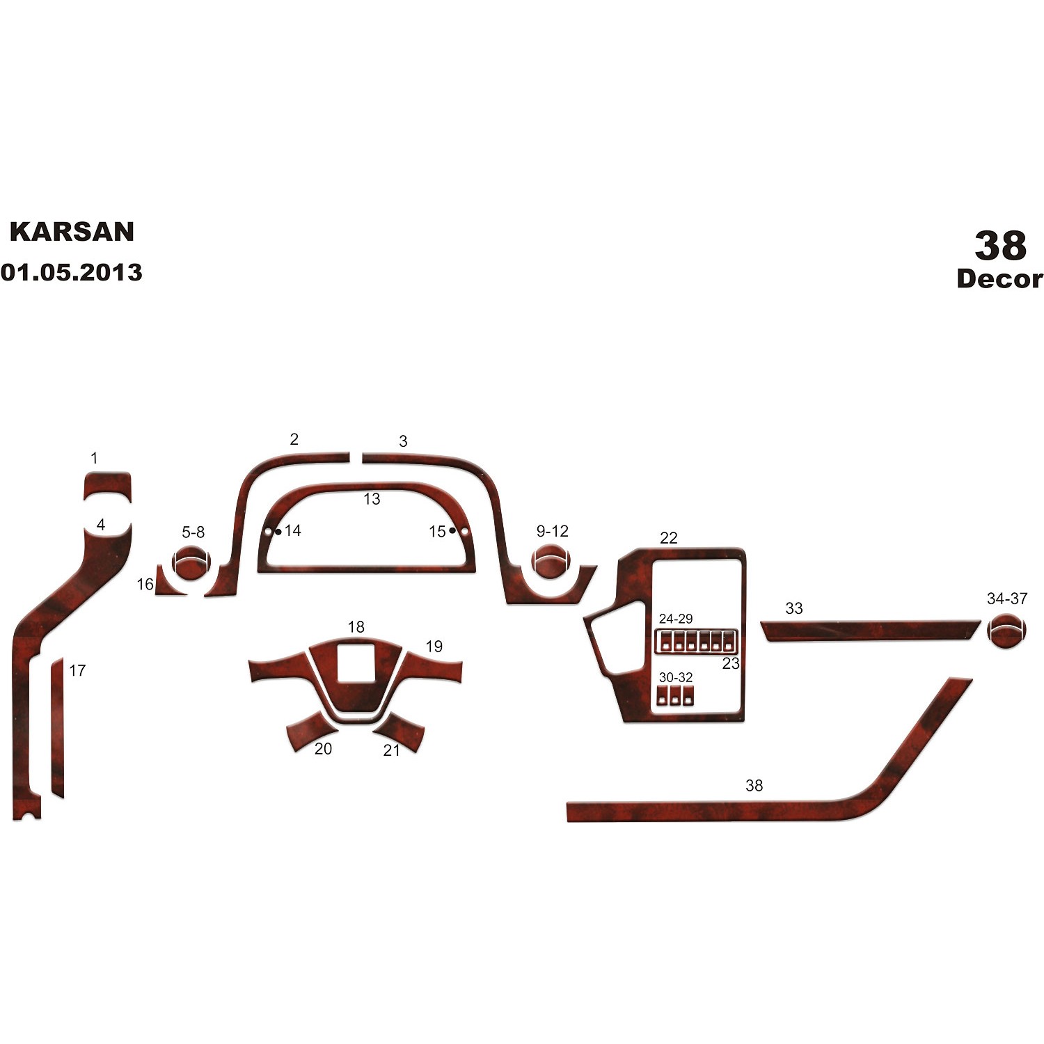 Peugeot Karsan Jest Torpido Kaplama 38 2013