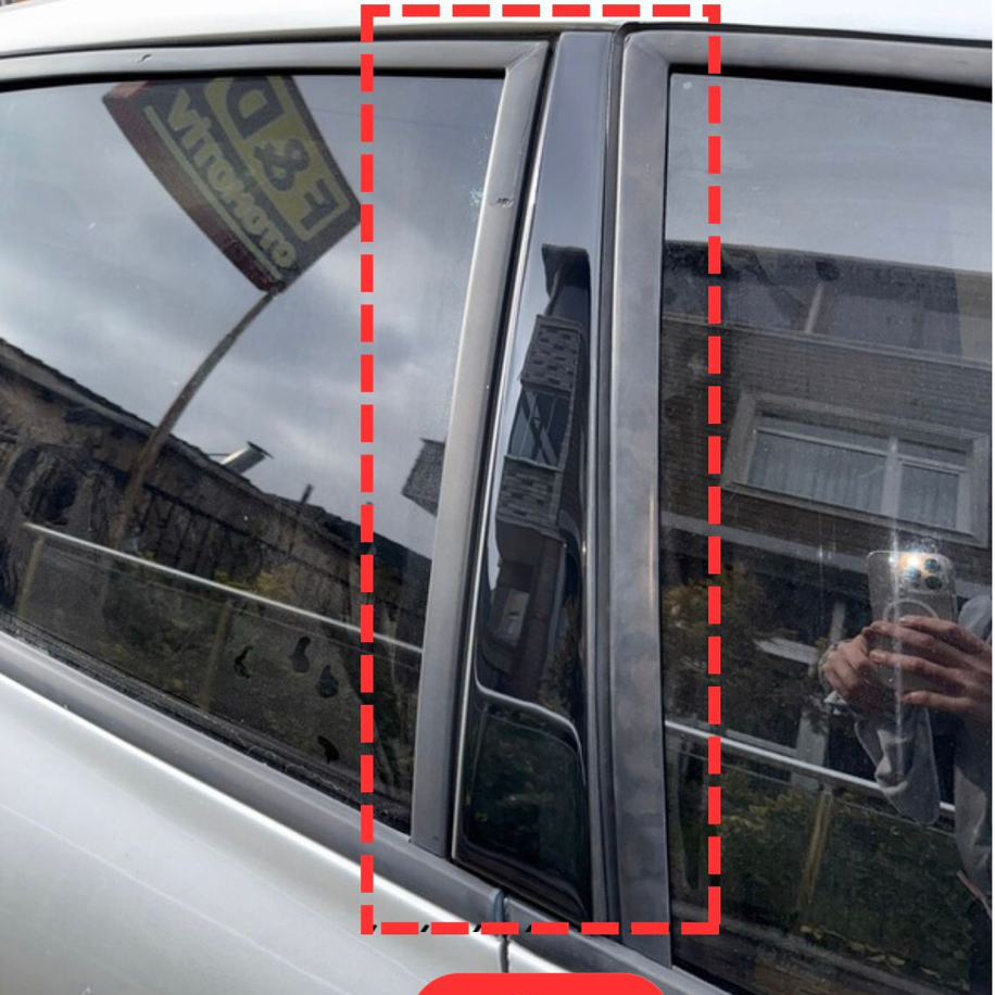 Renault Megane 2 uyumlu Kapı Direği PianoBlack Parlak Siyah