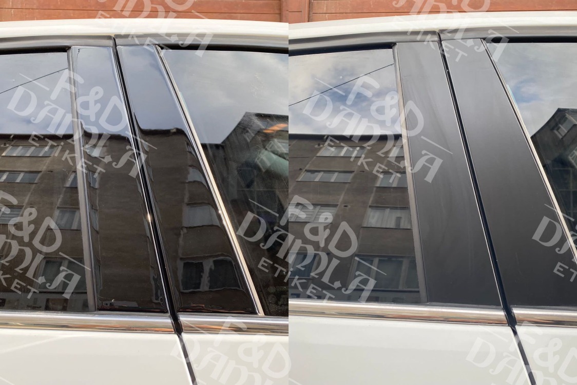 Renault Fluence Parlak Siyah Kapı Direği