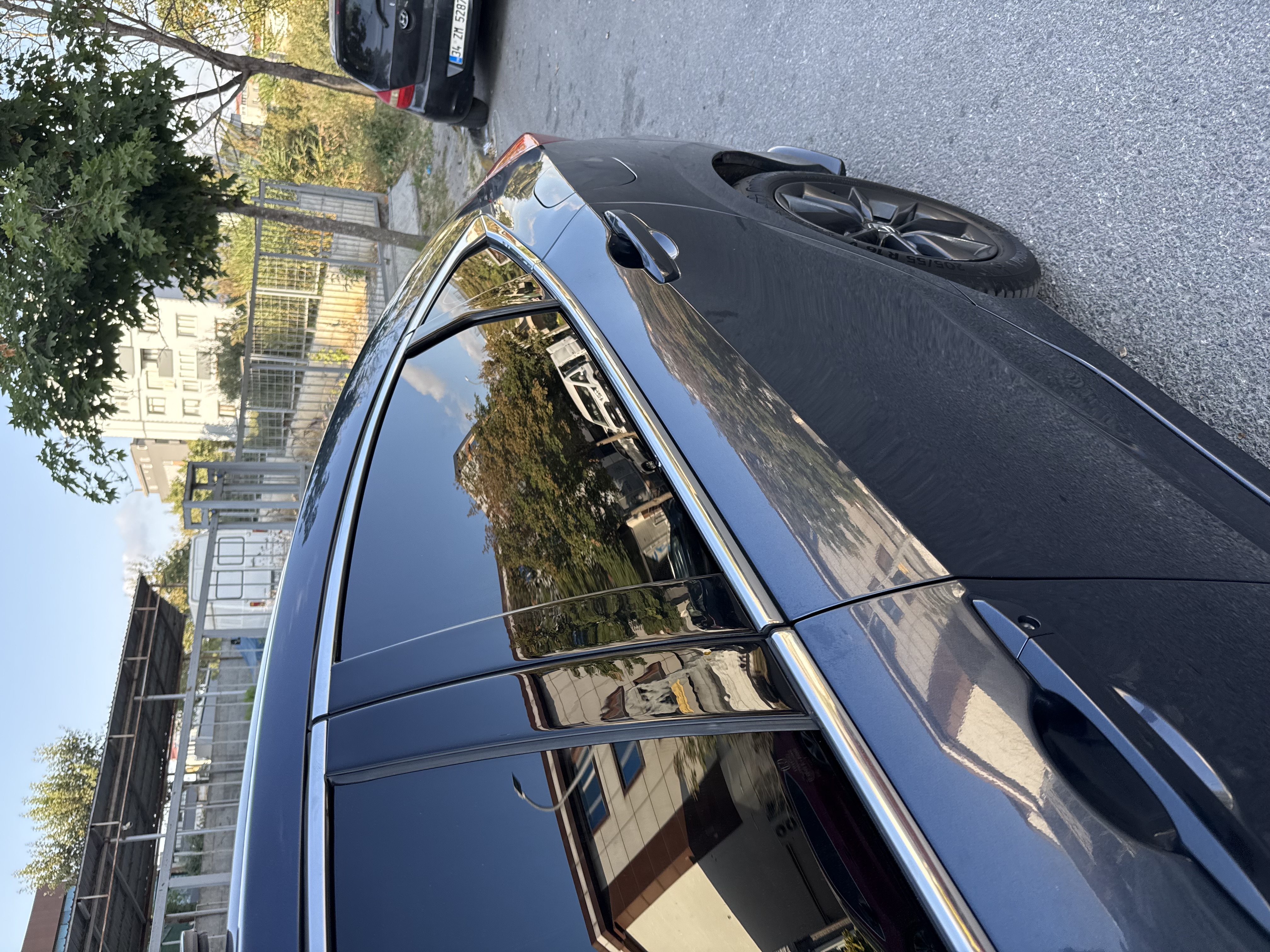 Honda Civic FC5  2015 - 2020 Kapı Direği PianoBlack Kaplama  Parlak Siyah Özel Dizayn