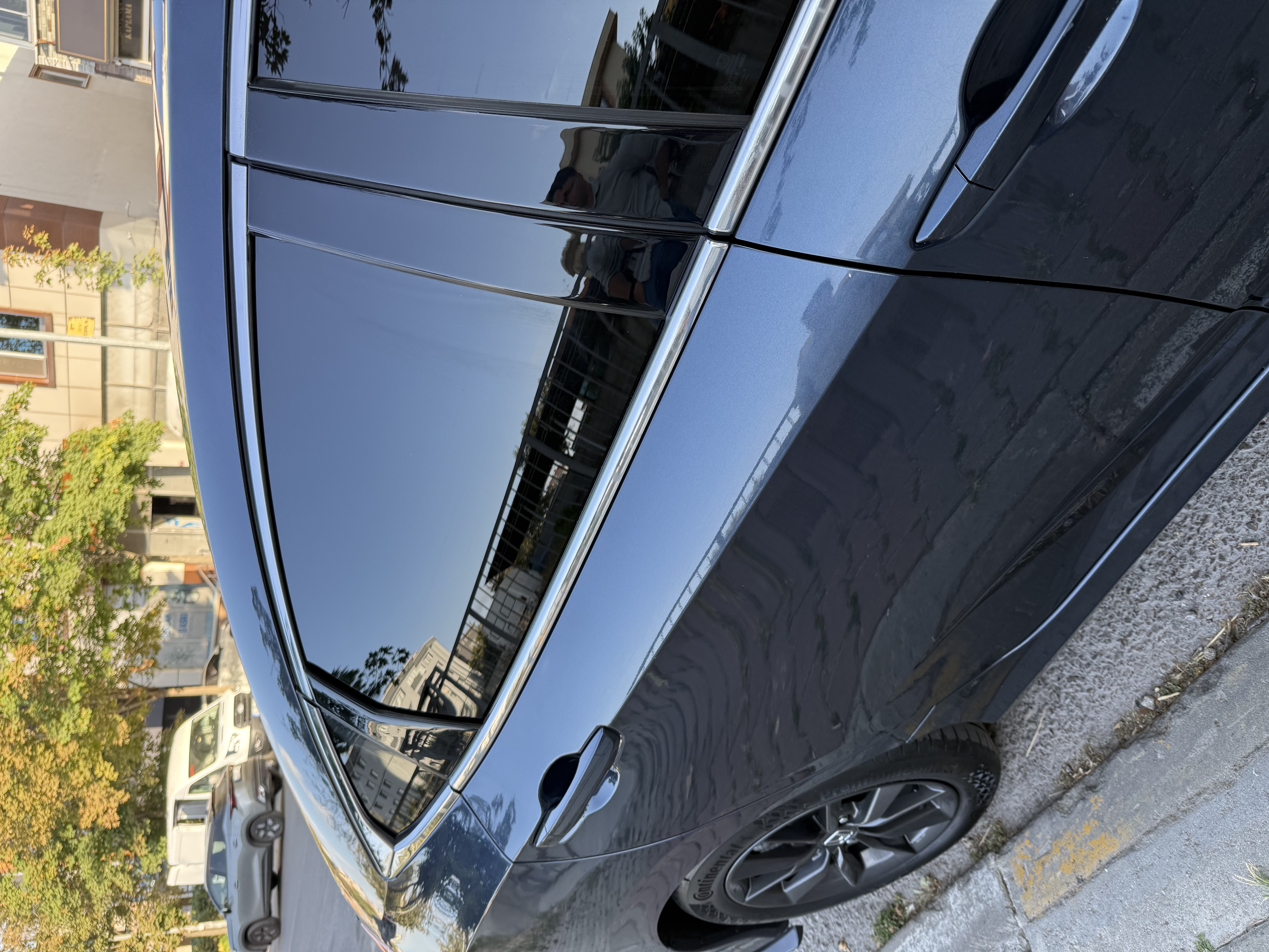 Honda Civic FC5  2015 - 2020 Kapı Direği PianoBlack Kaplama  Parlak Siyah Özel Dizayn