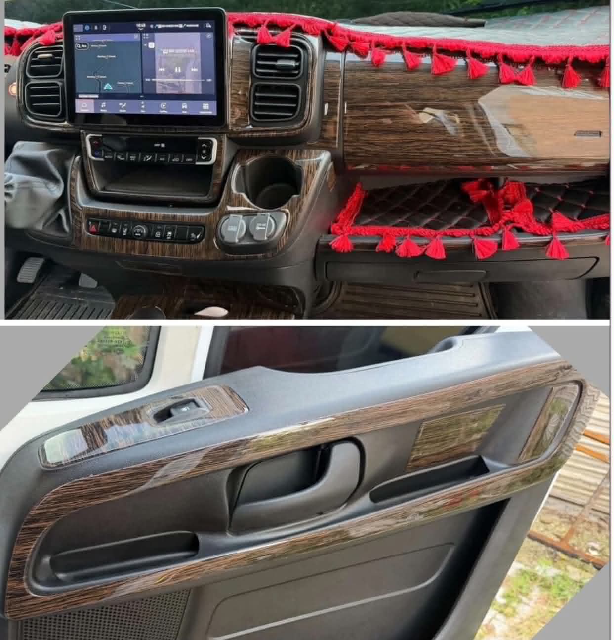 Fiat Ducato Citroen Jumper Peugeot Boxer Opel Movana 2020 Sonrası Full Set Koyu Meşe