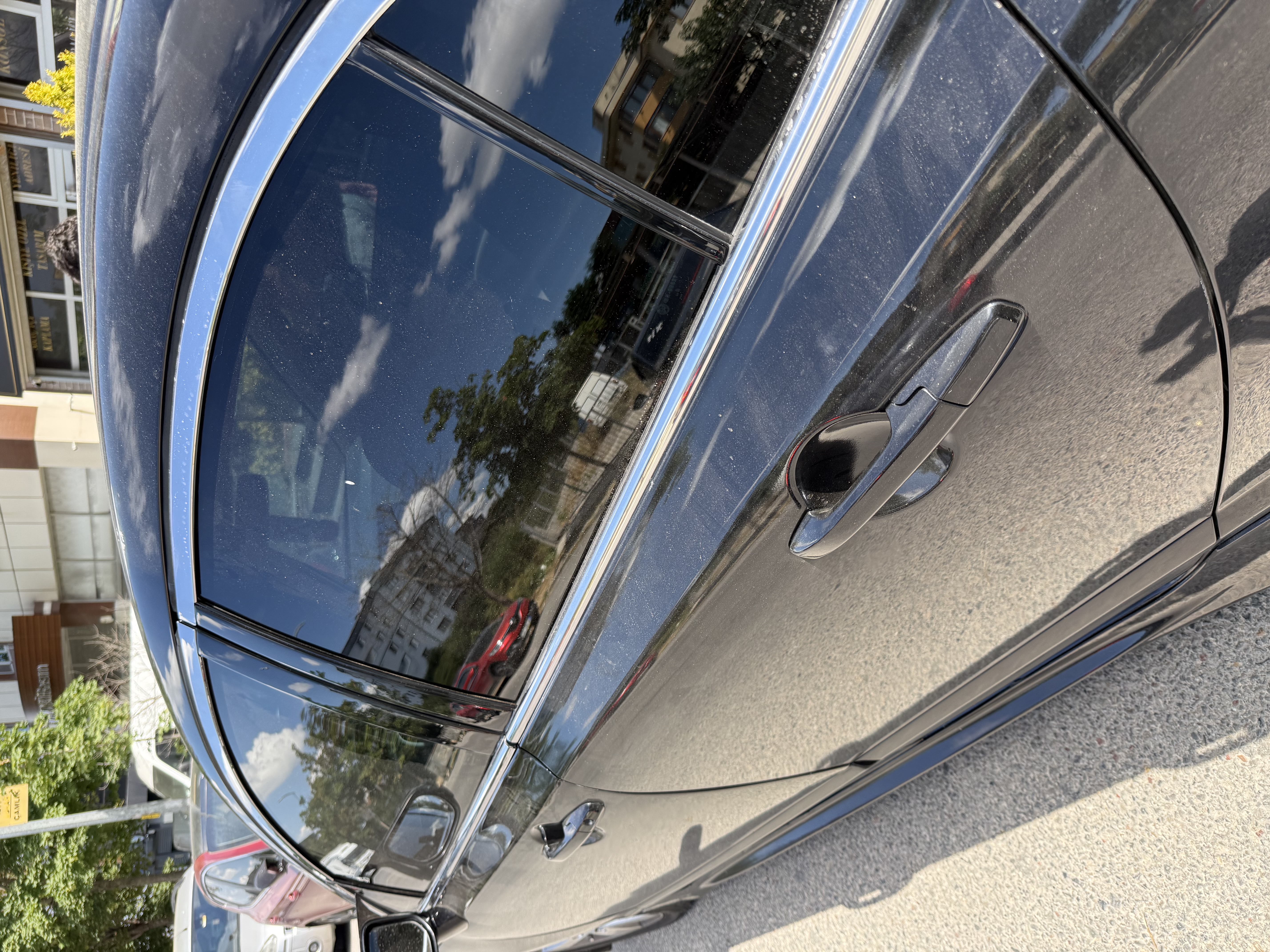 Honda Civic FD6 2006 2012 Piano Black ( Parlak Siyah ) Kapı Direkleri Maun Kaplama