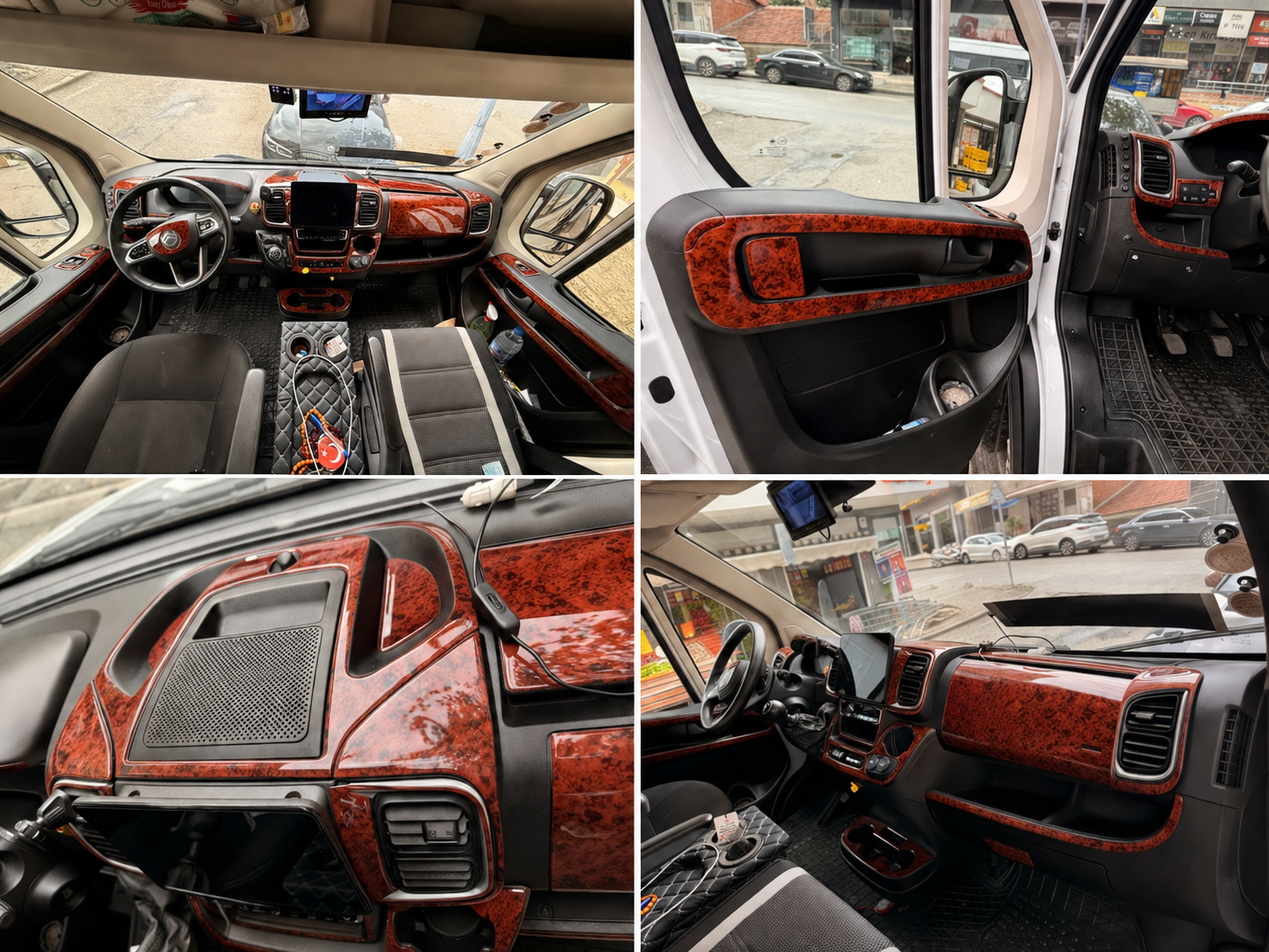 Fiat Ducato Citroen Jumper Peugeot Boxer Opel Movana 2020 Sonrası Full Set Maun Renk Maun Kaplama