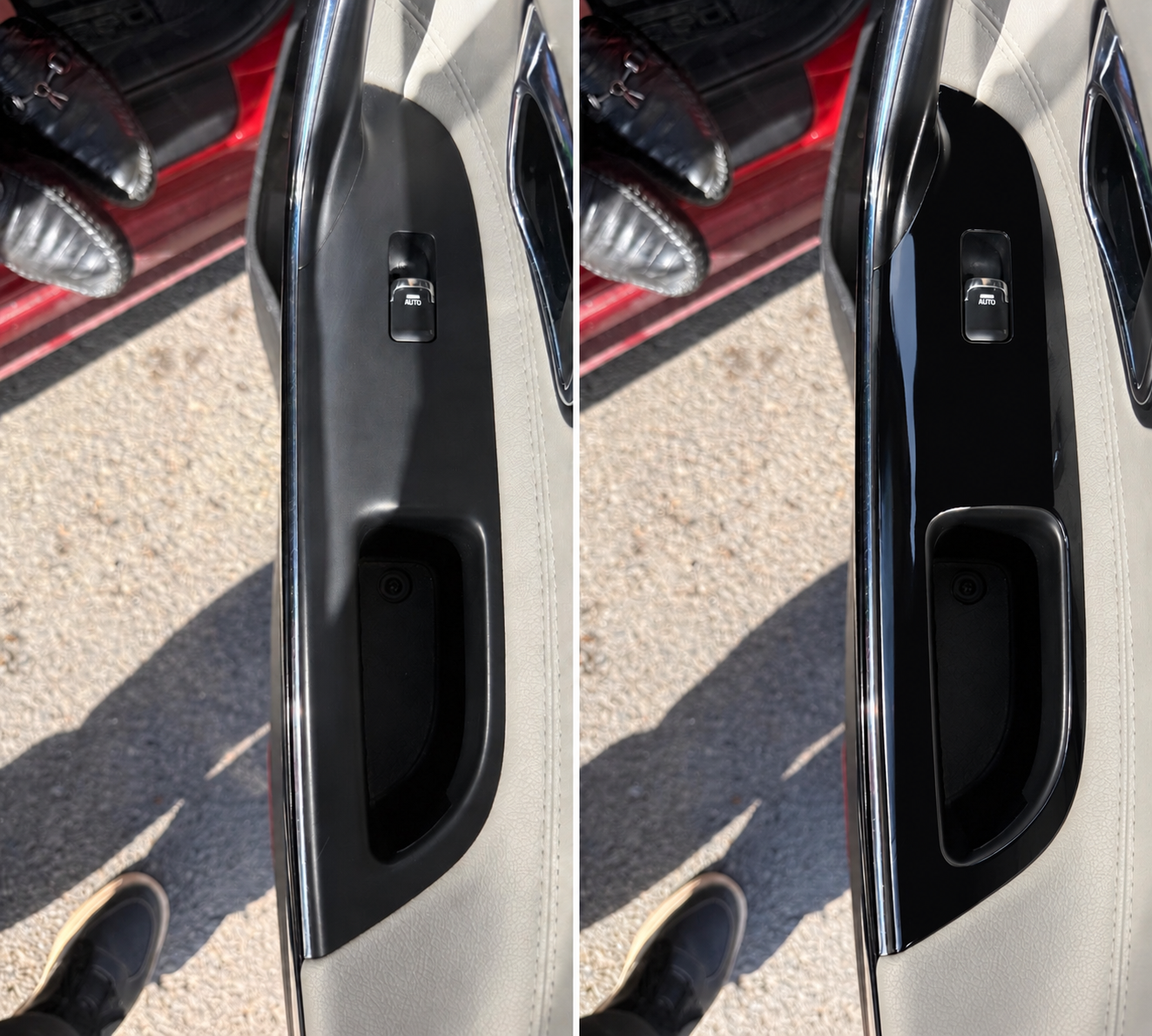 Kia Ceed 2012 - 2017 Cam Açma Yerleri Piano Black Parlak Siyah  Maun Kaplama