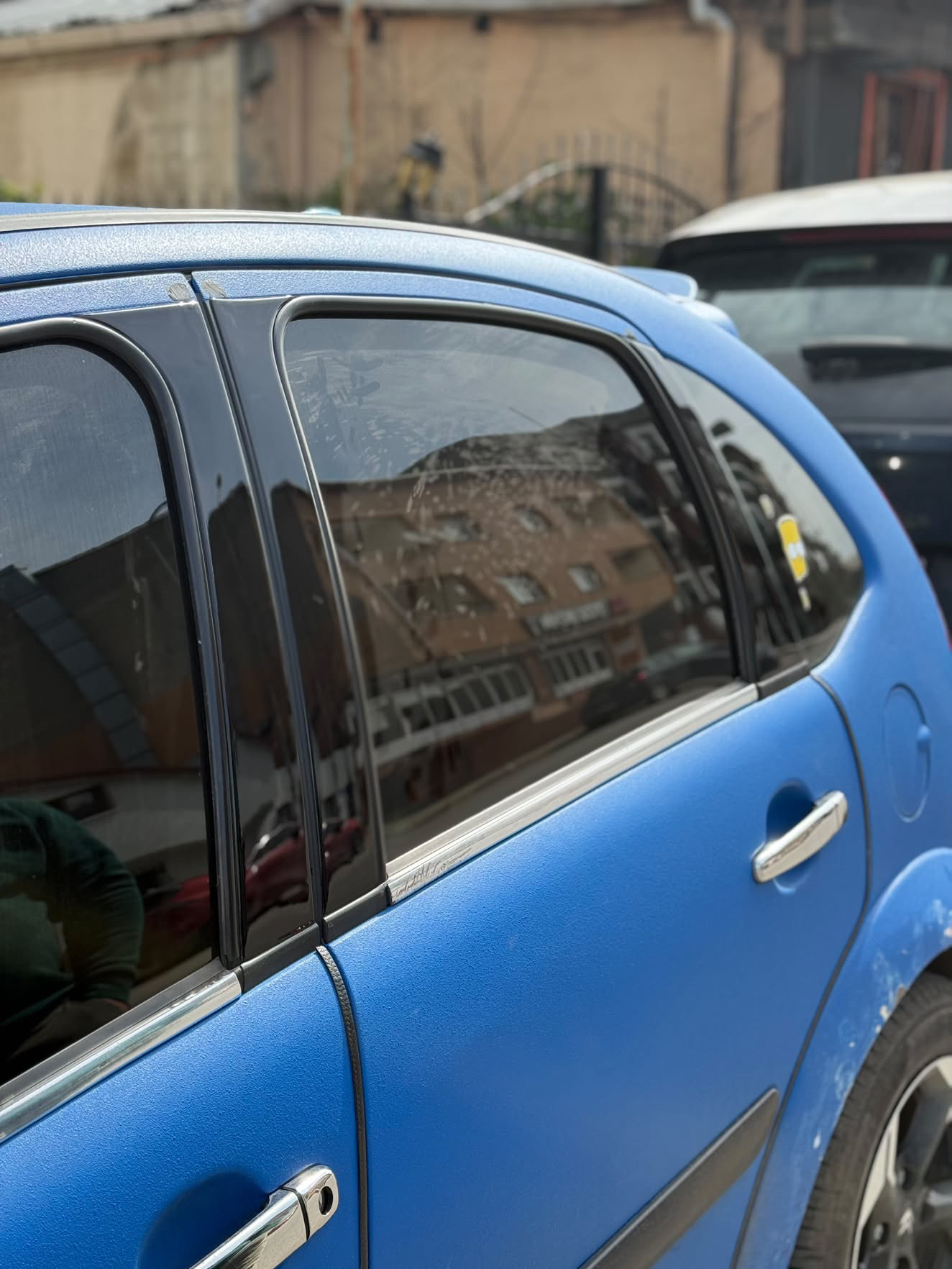 Citroen C3 Kapı Direkleri Piano Black Parlak Siyah Maun Kaplama