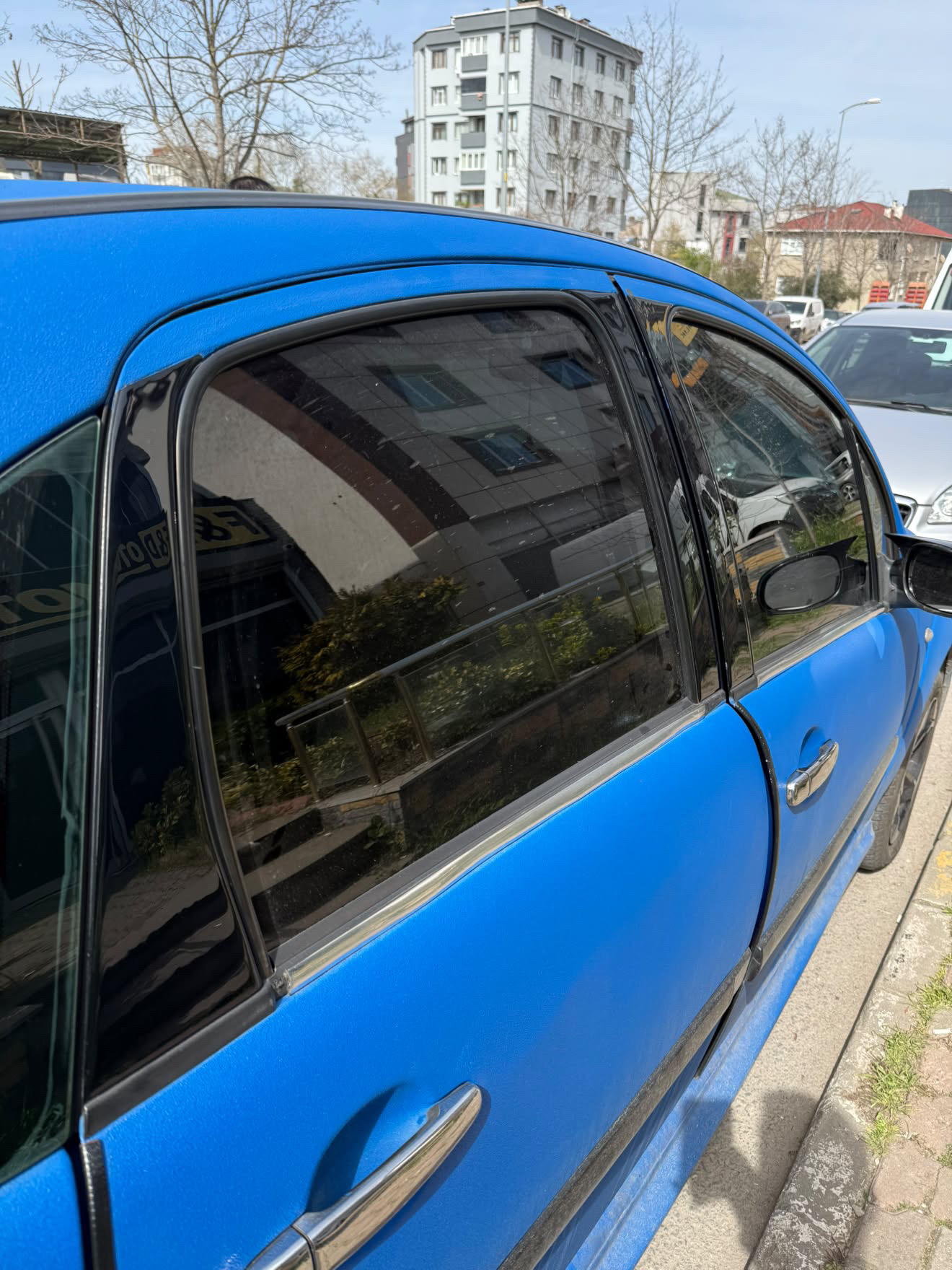 Citroen C3 Kapı Direkleri Piano Black Parlak Siyah Maun Kaplama