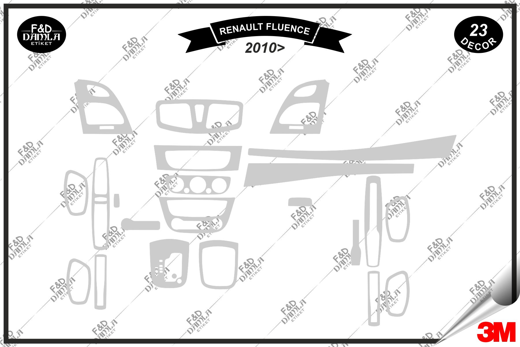 Renault Fluance full set Maun kaplama