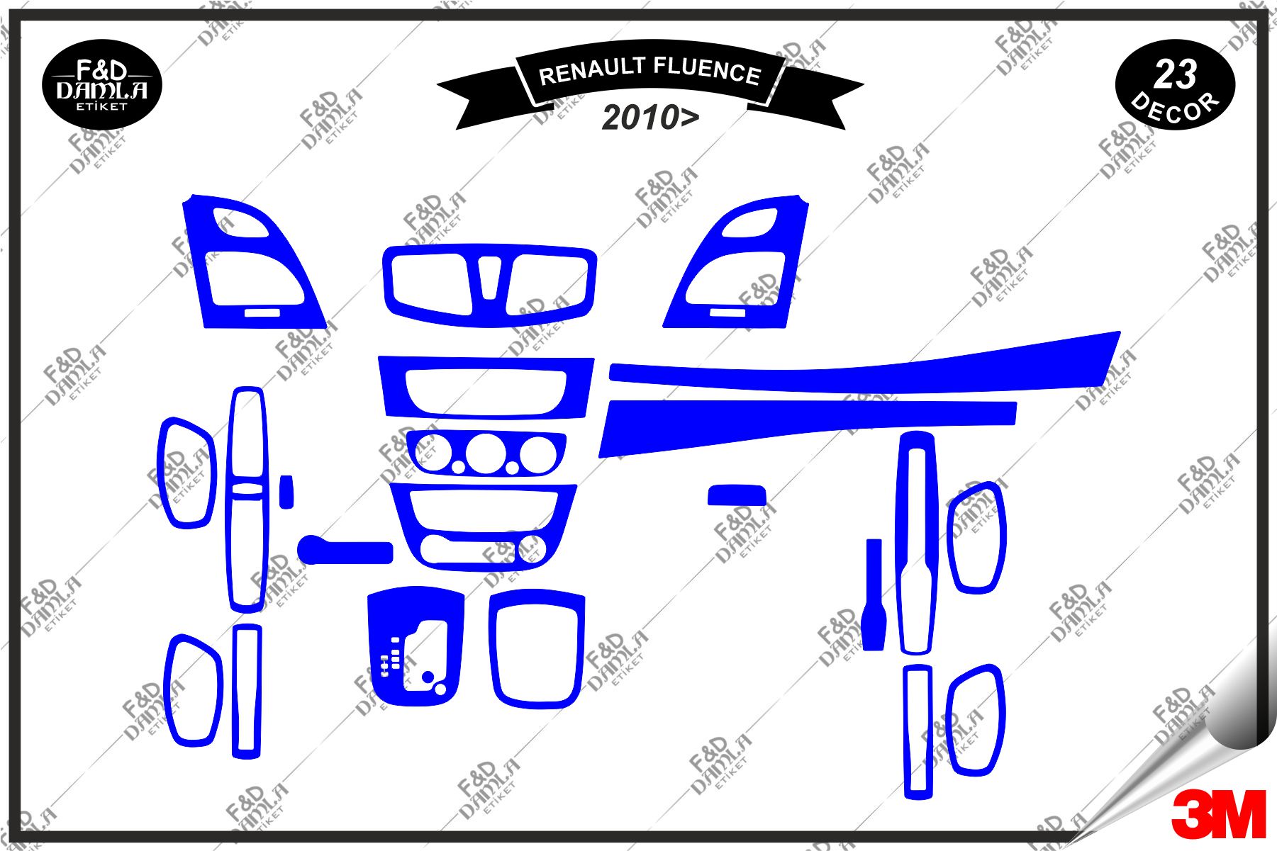 Renault Fluance full set Maun kaplama