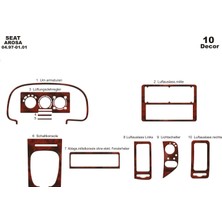 Seat Arosa Torpido Kaplama 10 1997 2001