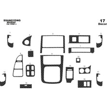 Ssangyong Musso Torpido Kaplama 17 1996 1999
